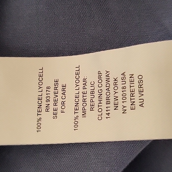 Workshop Republic Clothing Denim Sleeveless Button Down Hi Low Blouse  Size XS - Picture 8 of 12